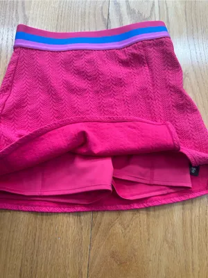 Beach Riot Shore Skort Small Orchid Cable Pink Textured Tennis Athletic Skirt S thumbnail 8
