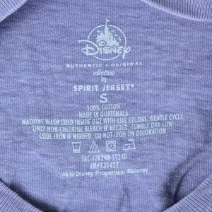 Disneyland Resort Spirit Jersey Purple Glitter Puff Print Shirt Small S thumbnail 5