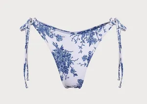 Berlook Floral Halter Triangle Bikini SET 05 Blue Size XS thumbnail 10