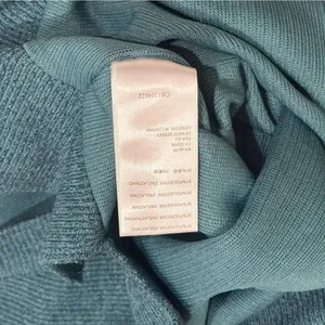 BDG Urban Outfitters Teal Knit Three Quarter‎ Sleeve Oversize Croptop Coastal S thumbnail 5