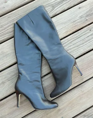 Halogen Elegant genuine leather Knee-High Boots🍂🍂🍂 thumbnail 1