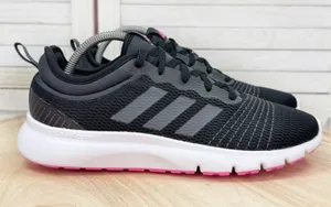 Adidas FluidUp Knit Running Shoe Sneakers Black Pink White Women Size 9.5 H02007 thumbnail 1
