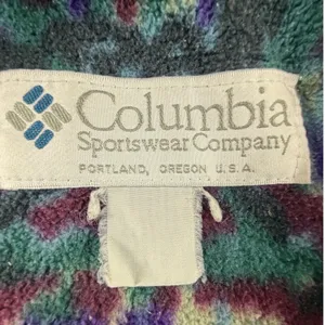Vintage Columbia Sportswear Purple Fleece Lined Bomber Jacket Womens XL thumbnail 3