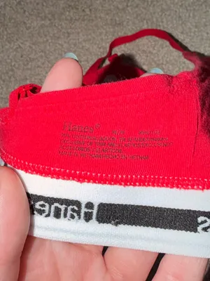 Hanes Red Triangle Bralette with White Logo Band thumbnail 3