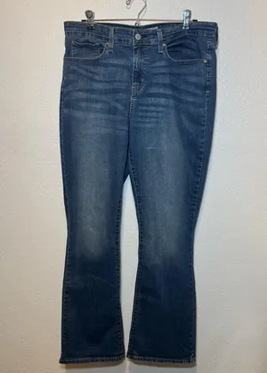 Levi Strauss Signature Mid Rise Bootcut Blue Jeans Size 16M thumbnail 1