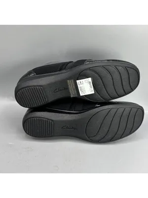 Clarks Noreen Will Shoes Womens 7.5 Black Round Toe Casual Slip On 26102169 thumbnail 5