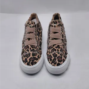 Jenn Ardor Womens Platform Sneakers Size 6 Leopard Print Distressed Y2K Street thumbnail 2