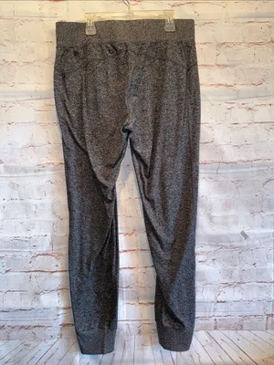 Zella Med Heather Gray Performance Jogger Pants zip pockets wide waistband cozy thumbnail 5