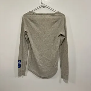 Victoria's Secret pink Detroit lions Gray and Blue Graphic Long Sleeve Tee! thumbnail 4