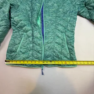 Tek Gear Women's Warm Tek Quilted Puffer Jacket Aqua Green Space Dye thumbnail 10