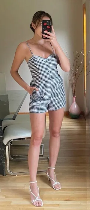 Abercrombie Gingham Romper thumbnail 1