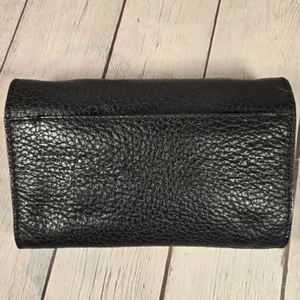 Kate Spade Southport Avenue Natalie Black Pebbled Leather Clutch‎ Crossbody thumbnail 3