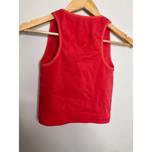 The North Face Tank Top Womens Medium Red Excellent FlashDry V-Neck Racerback thumbnail 5