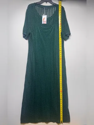 PRETTYGARDEN Eyelet Cover Up Dress Summer Vacation Resort Maxi Dress size XXL nw thumbnail 3