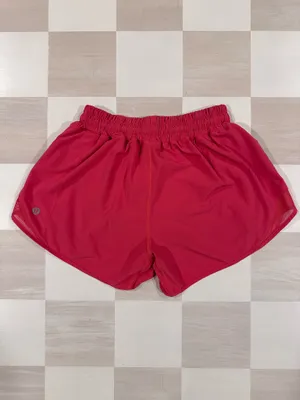 lululemon hotty hot low rise lr lined short 4” long in lip gloss 4 W7AWBT thumbnail 2
