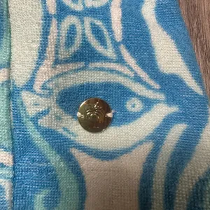 Lilly Pulitzer Strapless Smocked Fish Print Blue Dress thumbnail 8