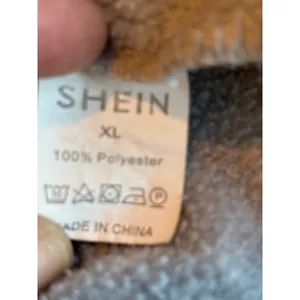SHEIN Oversized Heather Gray Longline Hoodie Sweatshirt XL thumbnail 4