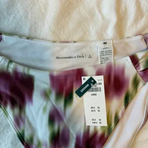 Abercrombie & Fitch ruched mid-rise moderate bikini thumbnail 3