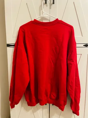 Jerzees Classic Cars Red Crewneck L thumbnail 4