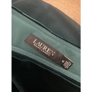 Lauren Ralph Lauren‎ One Shoulder Velvet Bow Dress Womens Size 16 Green Cocktail thumbnail 5