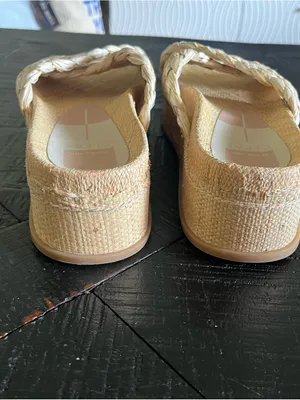 Dolce Vita Wrenley Platform Rafia Sandals Size 10 thumbnail 3