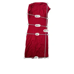 Max Studio Red Cowl Neck Ruched Sheath Dress Sleeveless XS 1905T56 thumbnail 5