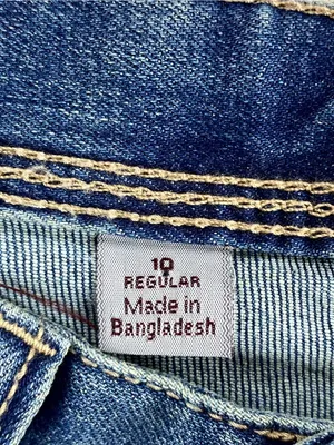 Carhartt Work Jeans Women's 10 Blue Denim Pockets Bootcut Leg Traditional Fit thumbnail 4