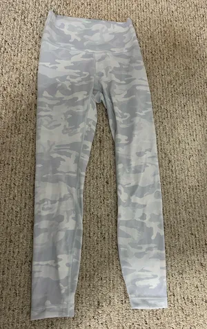 Lululemon Leggings White Camo 25" thumbnail 1