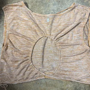 Free People Tried & True Striped Tee. Size Large thumbnail 6