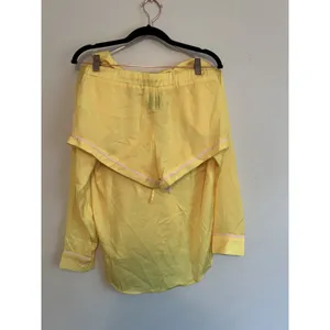 Revolve Plush‎ Pajamas Women’s Yellow 2 Piece Set Button Up Top And Shorts $154 thumbnail 3