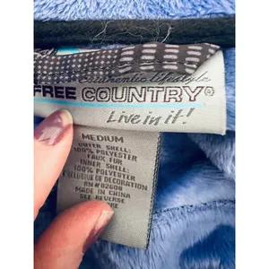 Free Country Jacket Womens M Purple Plaid Plush Lined Ski Snowboard Softshell‎ thumbnail 5