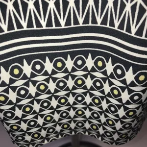 Sophie Max Studio Womens Dress Size XS Black White Geometric 3/4 Flounce Sleeve thumbnail 3