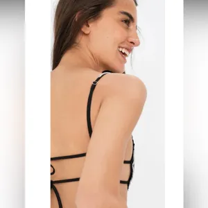 For Love and Lemons Cora heart bra sequin top NWT thumbnail 7