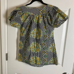 Floral Print Women's Top 100% cotton size medium thumbnail 7
