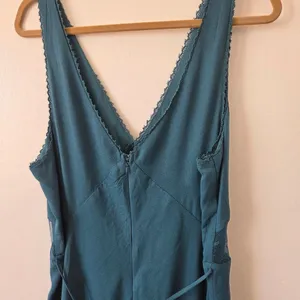 Turquoise Aqua Maxi Babydoll Dress Sheer Mesh Lace Sleeveless Formal Dinner XL thumbnail 14
