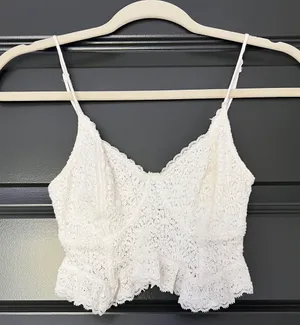 Free People NWT bustier sleeveless cami top ivory size XS thumbnail 1