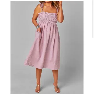 Buddy Love Red and White Striped Midi Dress thumbnail 2