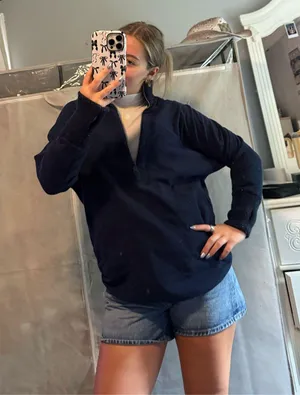 Free People Movement Quarter-Zip Crop Jacket oversized thumbnail 4