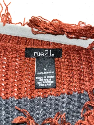 Rue 21 Distressed Fringe Sweater thumbnail 5