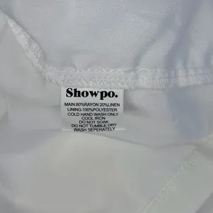 Showpo. White Linen Blend Mini Dress thumbnail 7