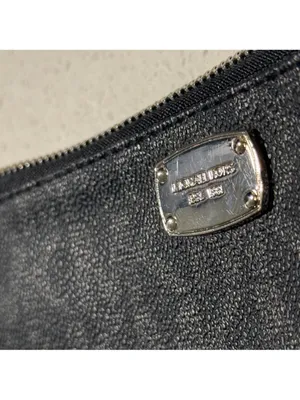 Michael Kors‎ Logo Belt Bag Black Gray Brown Waist Fanny Pack Purse Sz Medium thumbnail 7