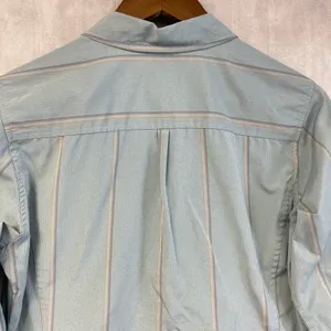 Patagonia Womens La‎ Reina Button Down Shirt Size 8 Striped Hiking Gorp Granola thumbnail 8