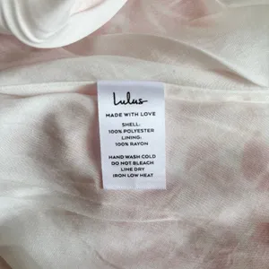 Lulus Love Is In The Flair Red Orange Heart Print Midi Dress Women’s Small NWT thumbnail 9