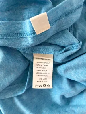 Leena & Lu GOTS Organic Pima Cotton Tank & Shorts Pajama Set - XL - Turquoise thumbnail 10