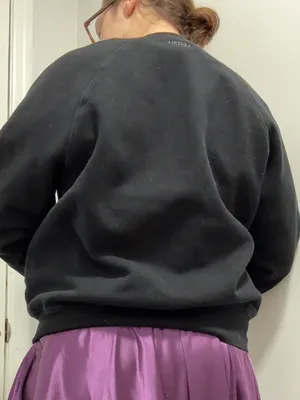 Aritizia Black pullover sweat fleece mega fit thumbnail 6