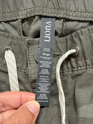 Vuori Ripstop Camo Pants Womens Large Green Preppy Outdoor Casual Straight Leg thumbnail 3