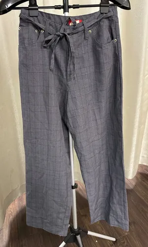 Vintage 90s ESPRIT High-Waisted Plaid Wide Leg Trousers -‎ Made in USA thumbnail 1