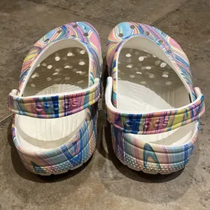 Crocs Out of this World Classic Clog Shoe Unisex M9 W11 Multicolor Comfort thumbnail 6