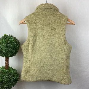 Patagonia Tan Los Gatos Sleeveless Zip Up Soft Teddy Sherpa Vest M thumbnail 3