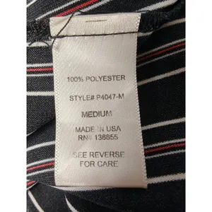 Womens West Kei Wide Leg Pants Black Striped Size Medium thumbnail 6